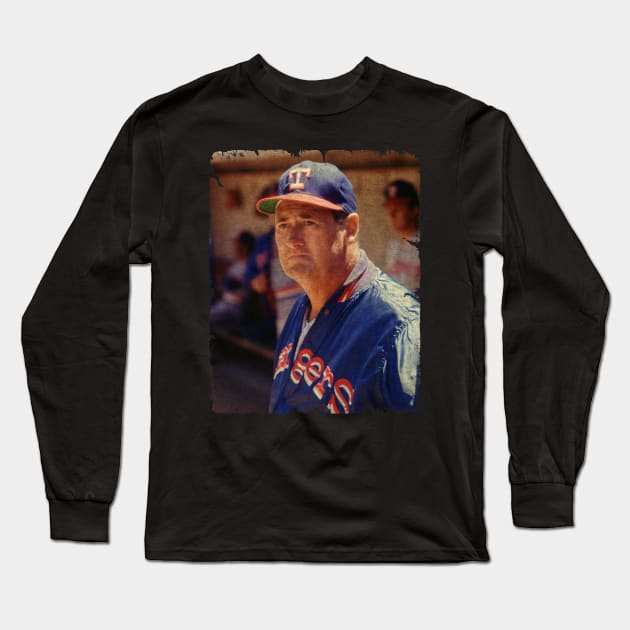 Ted Williams in Texas Rangers Long Sleeve T-Shirt by PESTA PORA